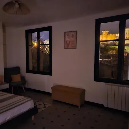 بيت ضيافة Vue Cite Medievale Castel View قرقشونه