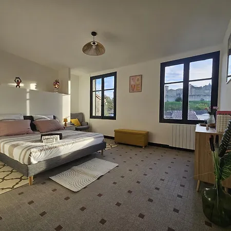 بيت ضيافة Vue Cite Medievale Castel View قرقشونه