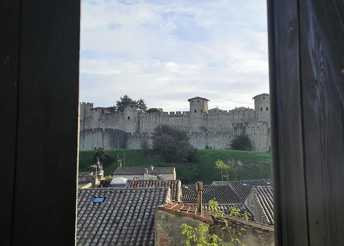 Vue Cite Medievale Castel View Πανσιόν